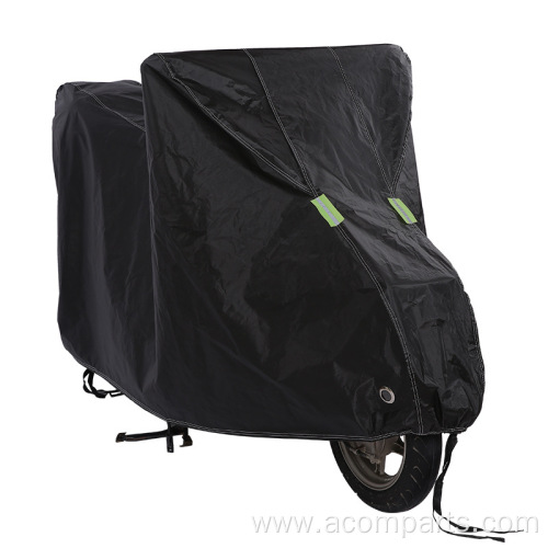 Waterproof 210D outdoor elastic double hems motorbike cover